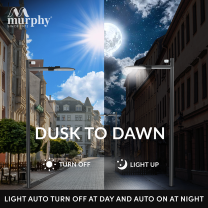 Murphy LED 50W Lenza-X Street Light With Auto On/Off Day Night Light Sensor