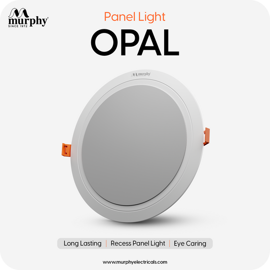 Murphy 10W OPAL 3-IN-1 Color Changing Round Recess Panel Light : CW+WW+NW