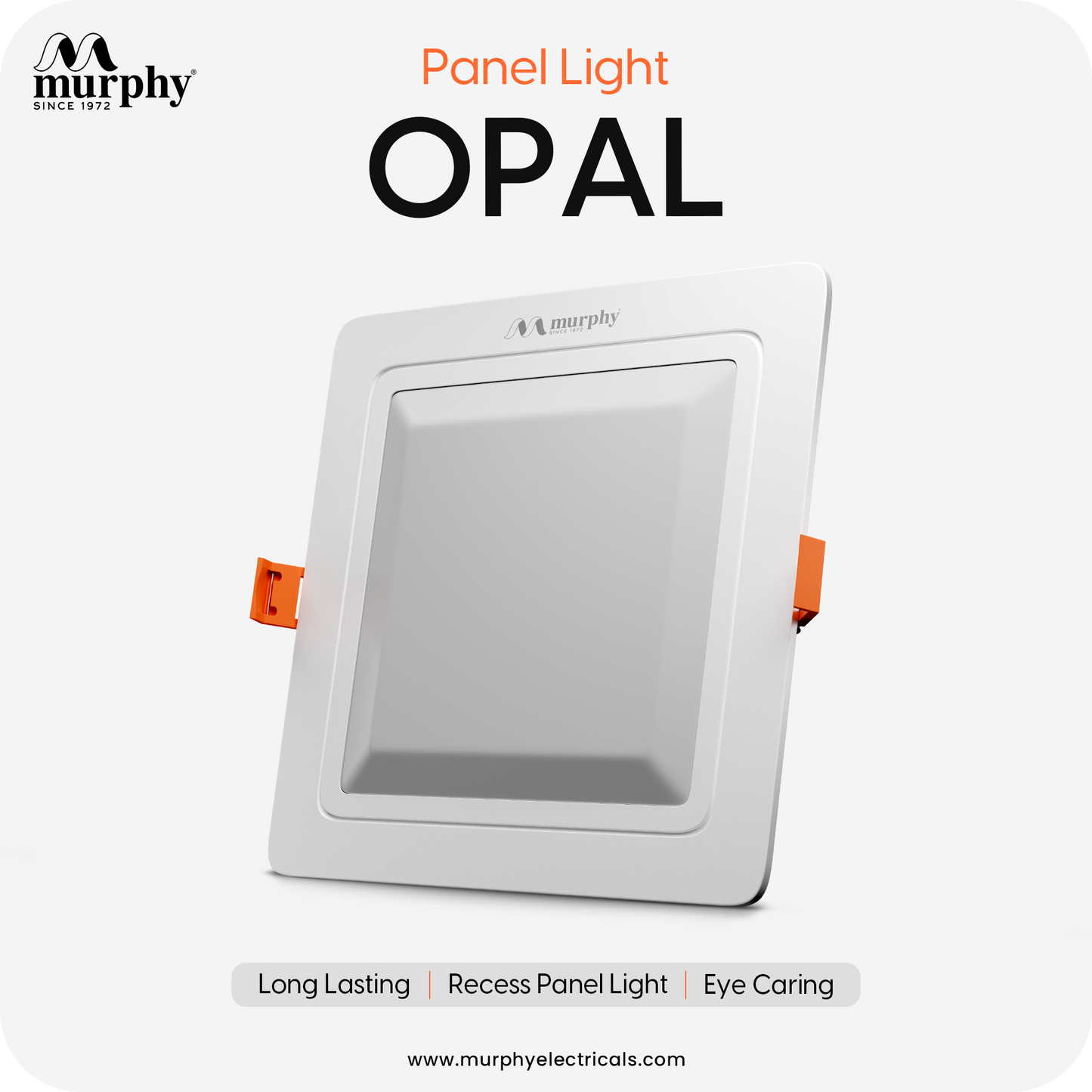 Murphy 15W OPAL 3-IN-1 Color Changing Square Recess Panel Light : CW+WW+NW