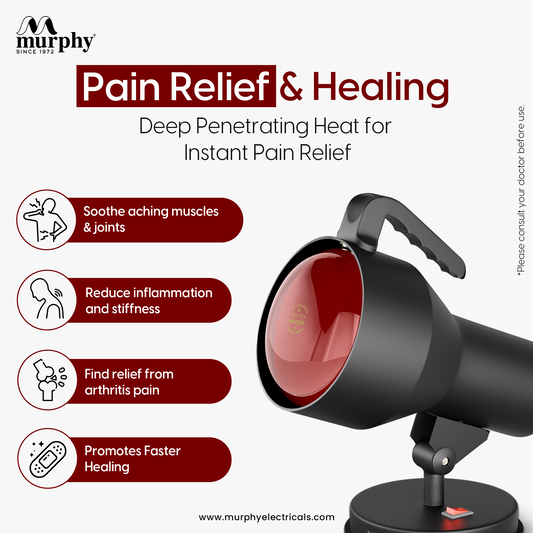 Murphy 150W Infrared Heat Therapy Lamp