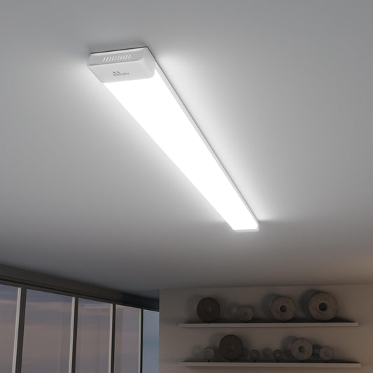 Murphy MaxGlow 100W LED Tube Light, | 10000 Lumens| Cool White 6500K | Aluminium & PC Body | BIS Approved | 4kV Surge Protection| 2 Year Warranty | Pack of 2