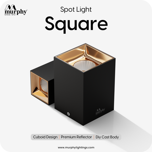 Murphy 10W Square Cylindrical Shape Surface Mounted COB Spot Downlight