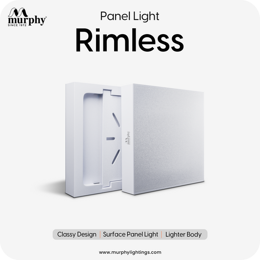 Murphy 6W Rimless Square Surface Panel Light