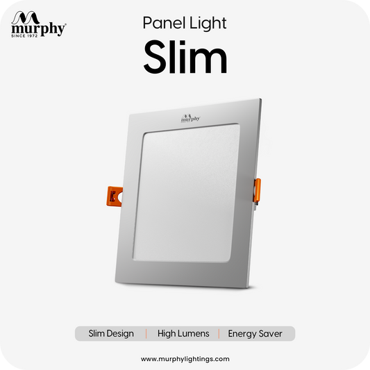Murphy 9W Slim Square Recess Panel Light