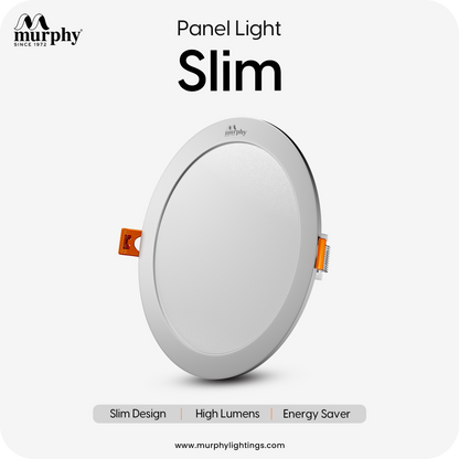 Murphy 9W Slim Round Recess Panel Light