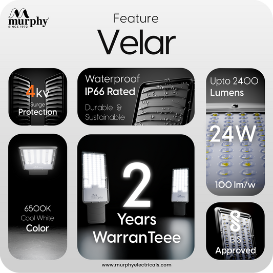 Murphy Velar 24W LED Street Light
