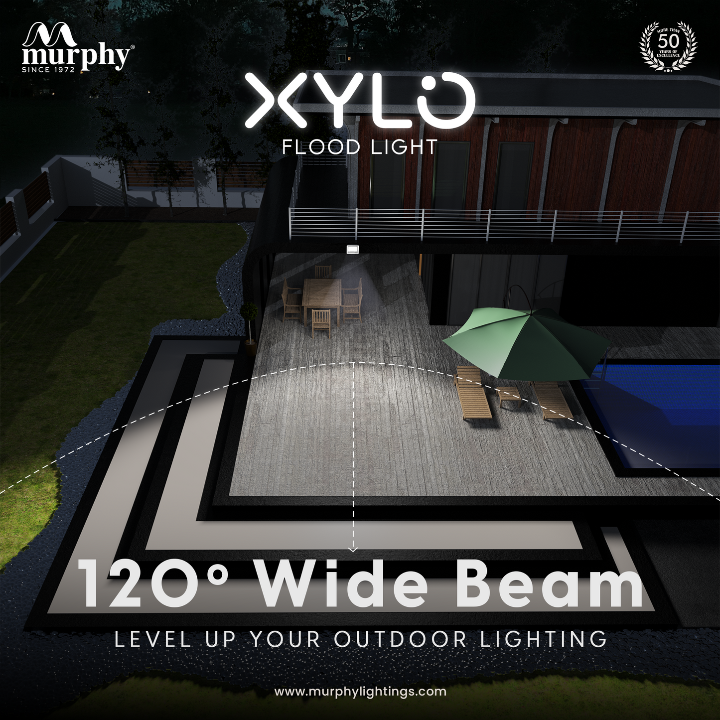 50W LED Flood Light - XYLO