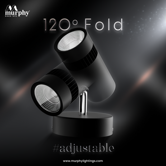 Murphy 3W Adjustable Aliminum LED Wall COB Black Body