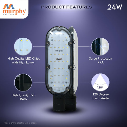 24W LED NEO Street Light -(PVC MODEL)