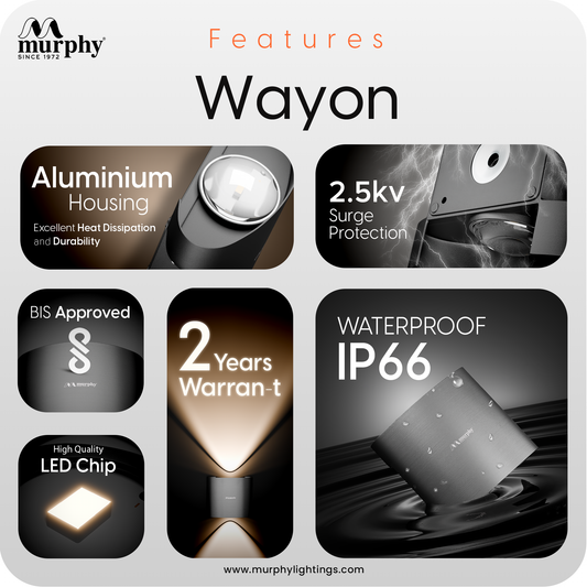 Murphy 2W LED Wayon Up & Down Light