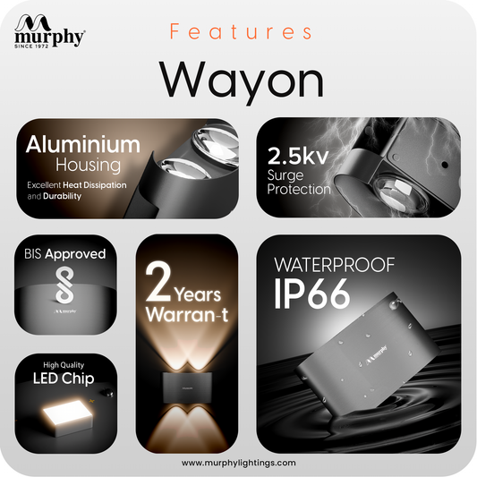 Murphy 4W LED Wayon Up & Down Light