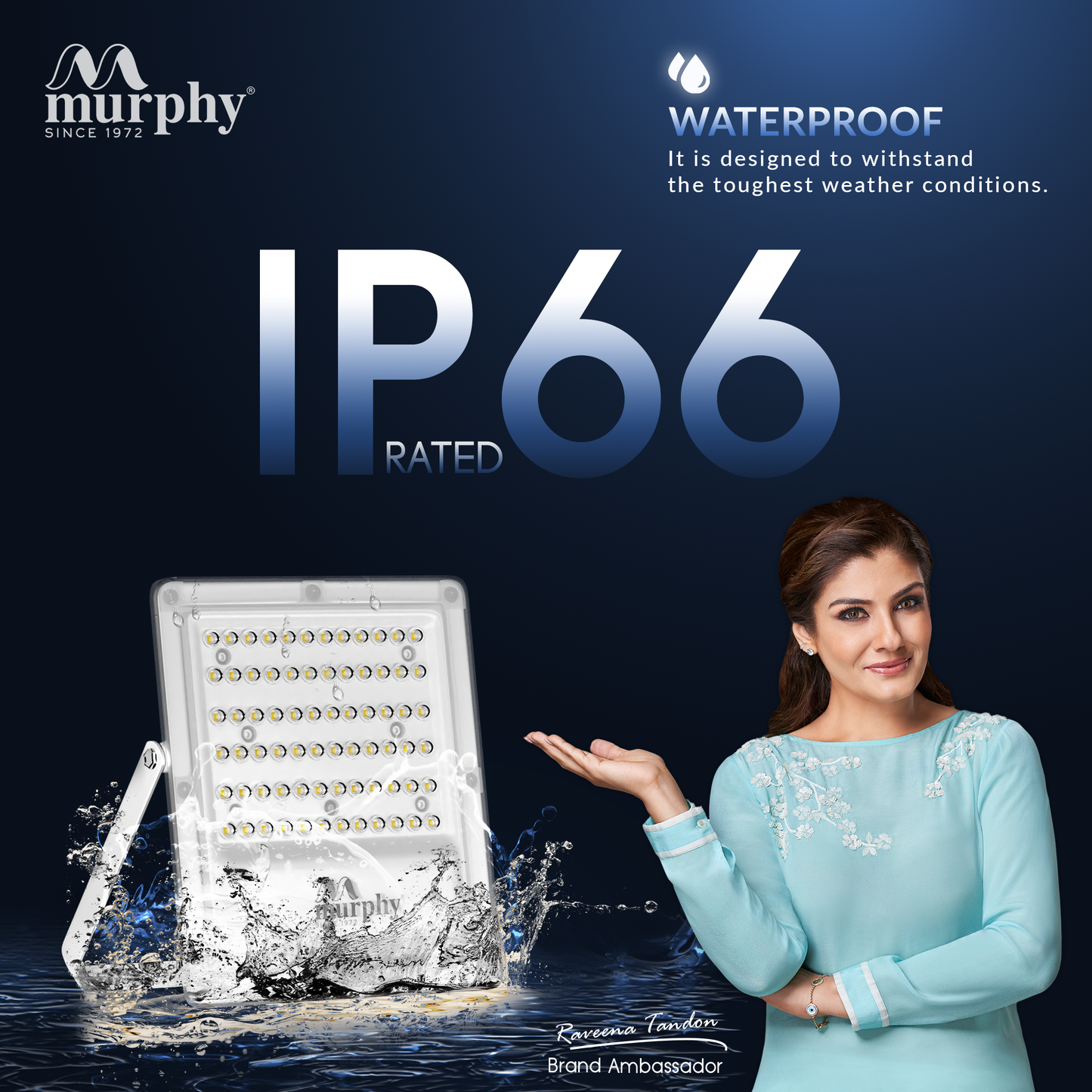 Murphy LED 50W OptiX Flood Light