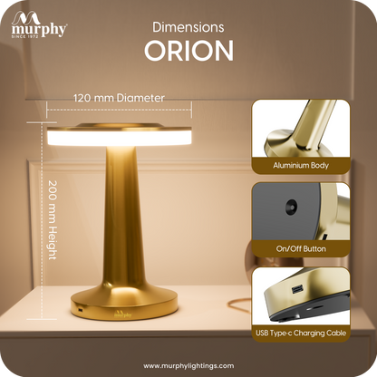 Murphy Gold Touch LED Table Lamp