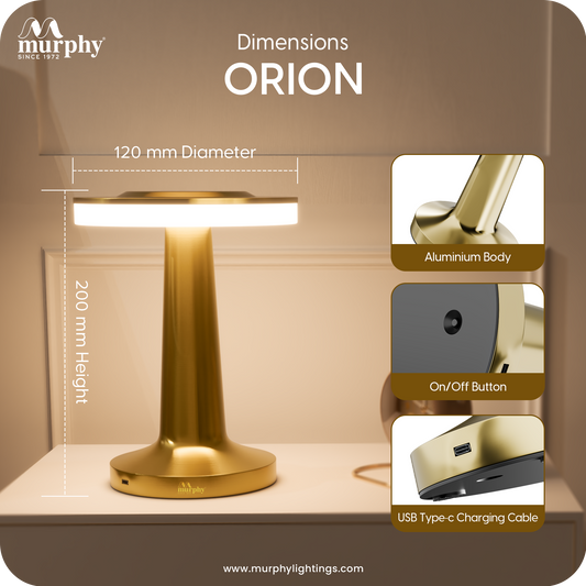 Murphy Gold Touch LED Table Lamp