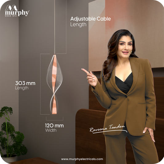 Murphy Infinity Drop 10W Pendant Light | 3 Colour Changing
