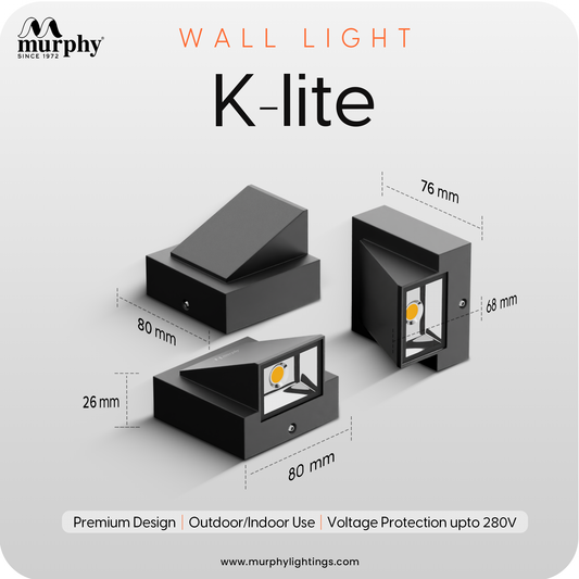 Murphy 5W LED K-Type Up & Down Light