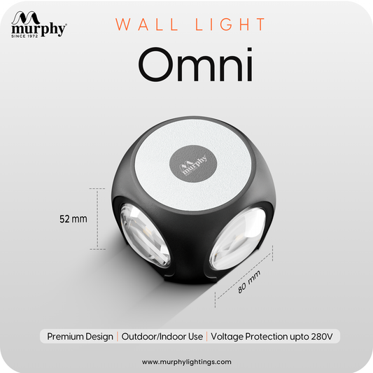Murphy 6W LED Up Down Omni Arc Wall Light