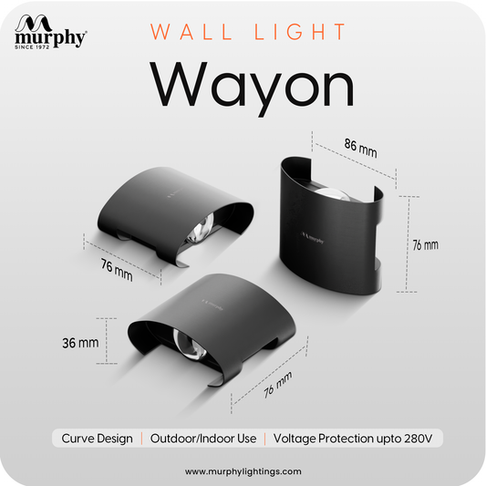 Murphy 2W LED Wayon Up & Down Light