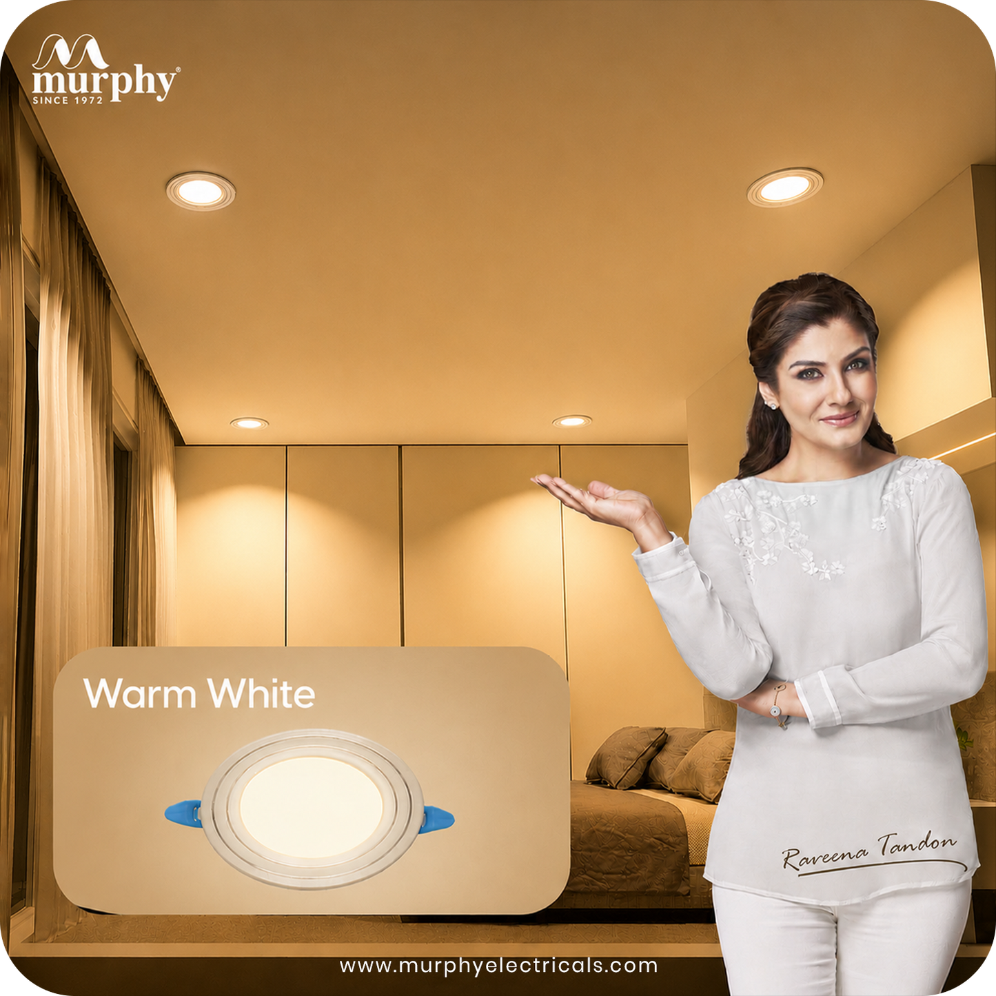 Murphy 7W Croma LED Concealed Box Down Light