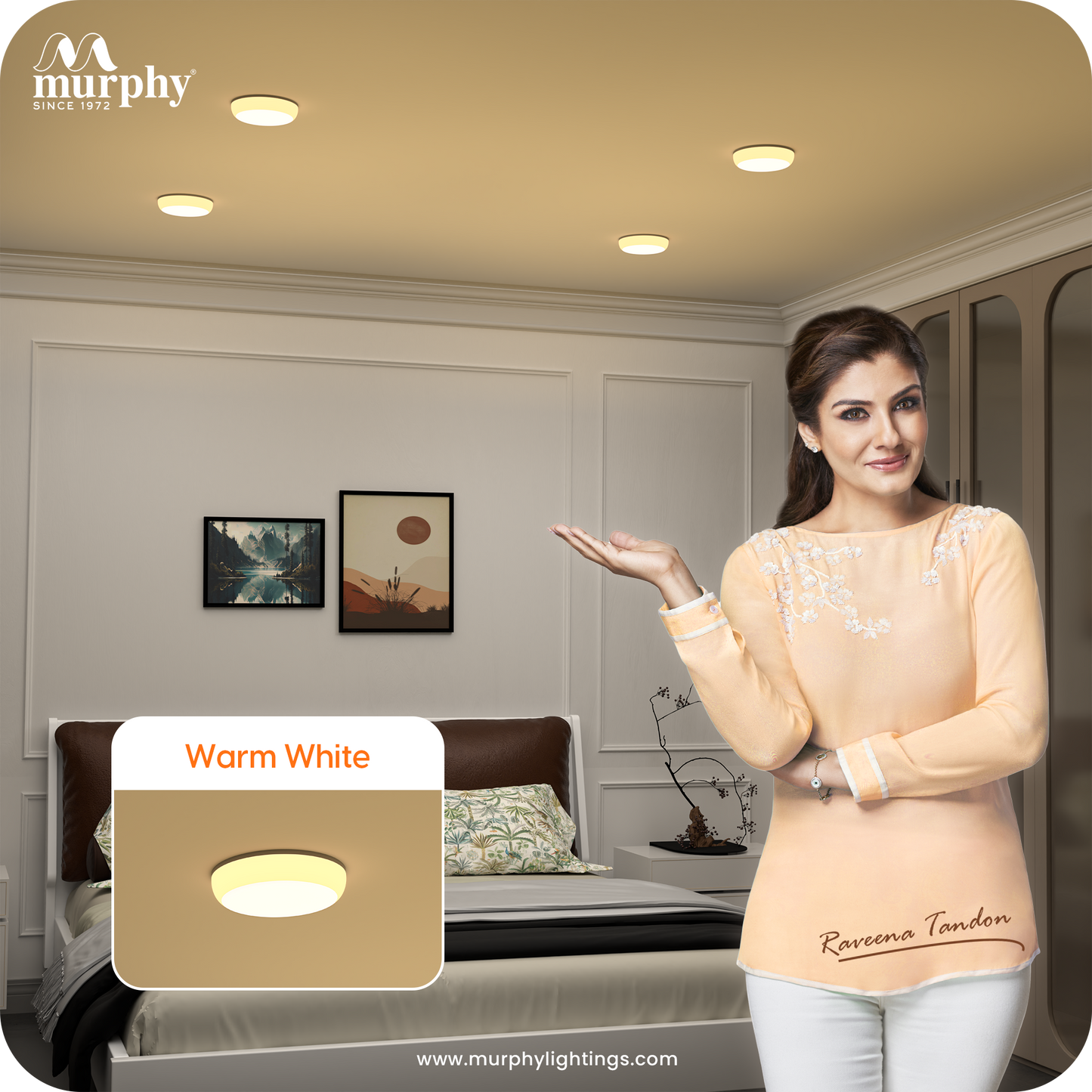 Murphy 7W+7W Twins LED Double Color Deep Junction Box Down Light