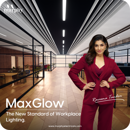 Murphy MaxGlow LED Tube Light, | Cool White 6500K | Aluminium & PC Body | BIS Approved | 4kV Surge Protection| 2 Year Warranty | Pack of 2