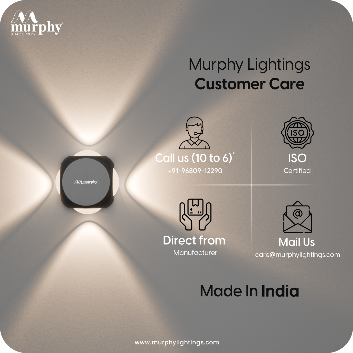 Murphy 6W LED Omni Wall Light