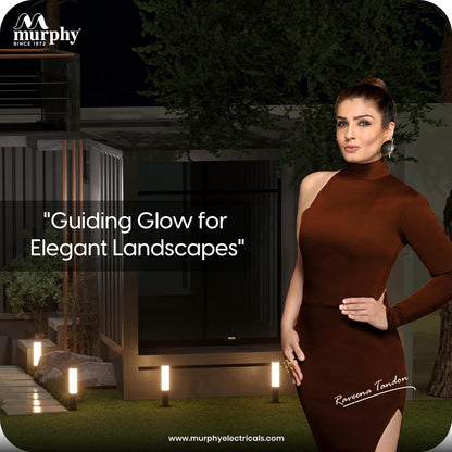Murphy Premium 9W LED Bollard Light| Outdoor Waterproof IP65 Rustproof Garden & Pathway Light (1.5 Ft) with 2 Year Warranty |