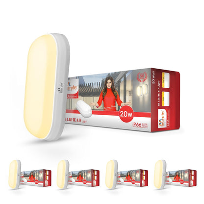 Murphy 20W LED Bulkhead Wall Mount Light