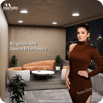Murphy 18W Rimless Round Surface Panel Light