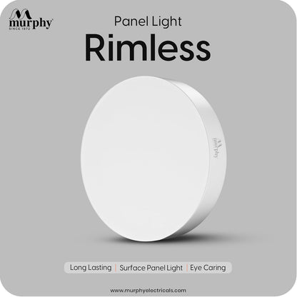 Murphy 15W 3-in-1 LED Round Surface Ceiling Light | 2 Year Warranty | Color Changing (Cool White/Natural White/Warm White) | Rimless Slim Design