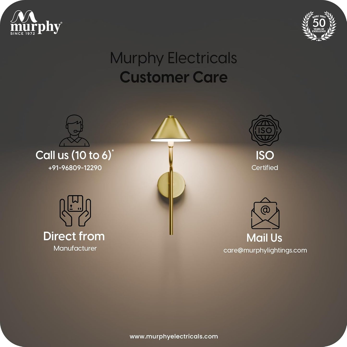 Murphy Cone Glow 6W LED Decorative Wall Light