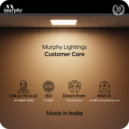 Murphy 15W Trimless 3 Color Changing Square Recess Panel Light
