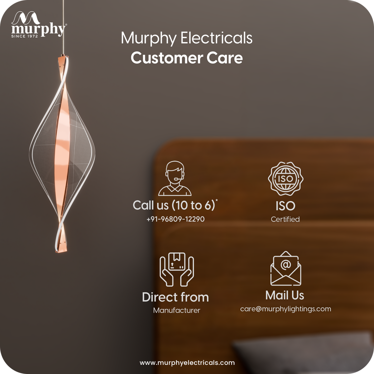 Murphy Infinity Drop 10W Pendant Light | 3 Colour Changing