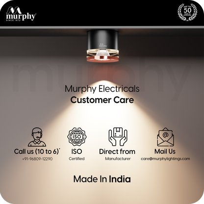 Murphy 6W Crystal Black Rose Gold Cylindrical COB Surface Light