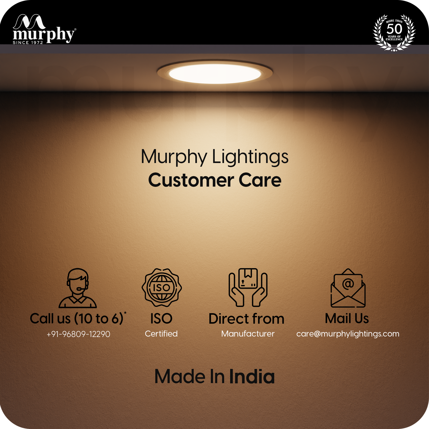 Murphy 10W OPAL 3-IN-1 Color Changing Round Recess Panel Light : CW+WW+NW