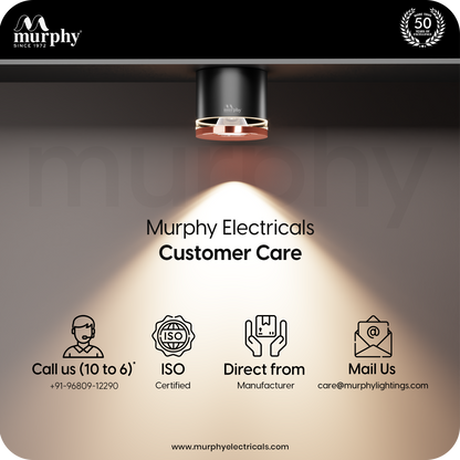 Murphy 3W Crystal Black Rose Gold Cylindrical COB Surface Light