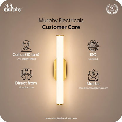 Murphy Helix 18W LED Picture Light, 3C Color Changing (CW/WW/NW), Antique Gold Finish, Modern Wall Mounted Mirror Light for Bathroom, Dressing & Artwork Lighting (Pack of 1)