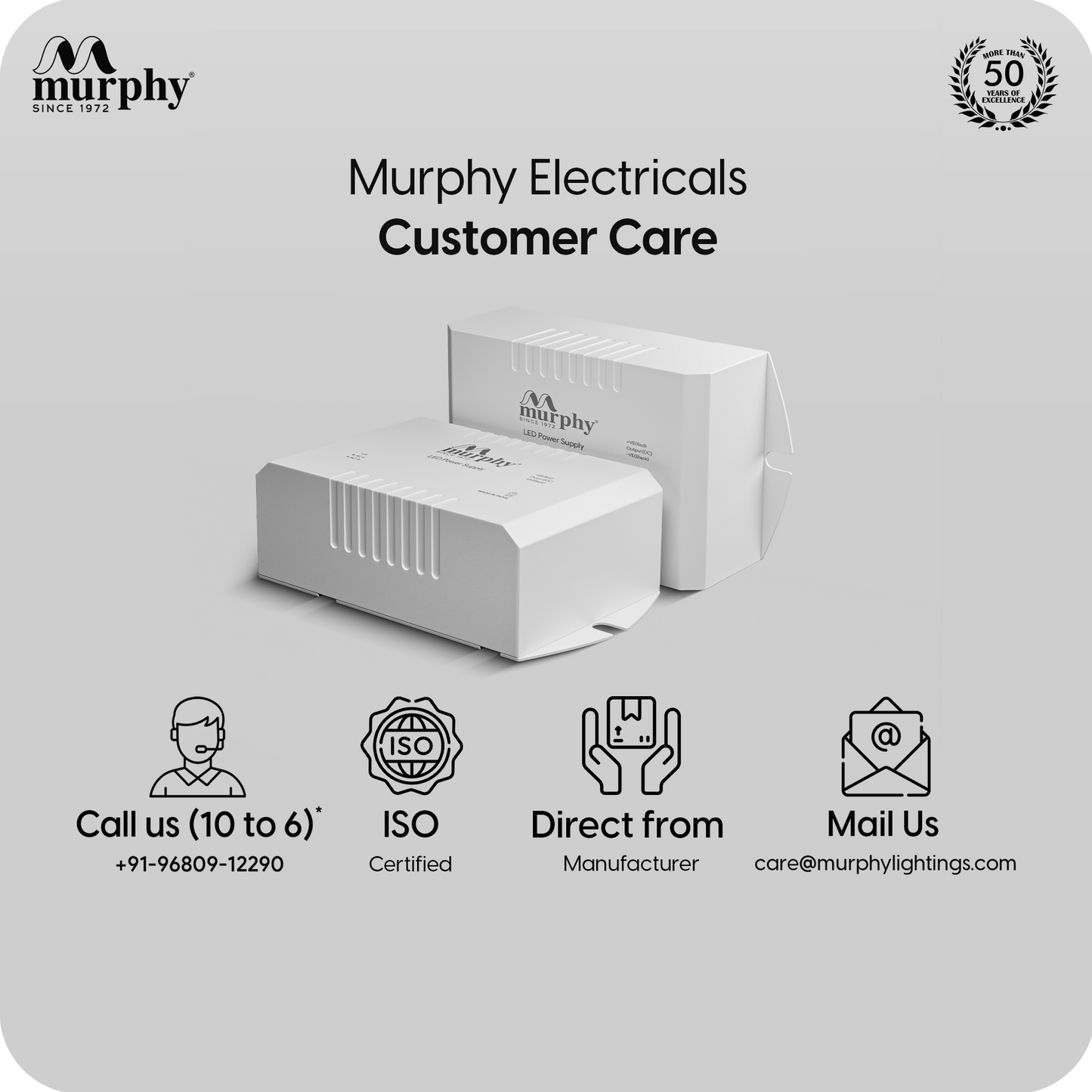 Murphy 25W 2A LED Strip Light Driver