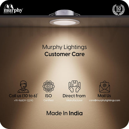 Murphy 7W Streak LED Down Light WH+Black Finish, Bulb Down Light