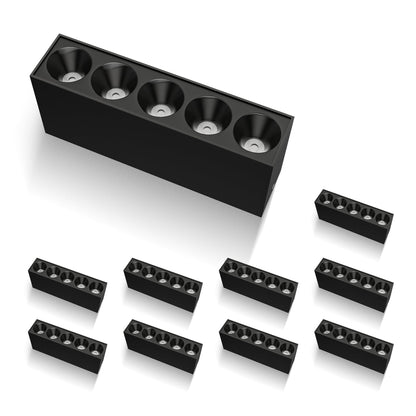 Murphy 10W Black Finish Square Laser Surface LED COB Spot