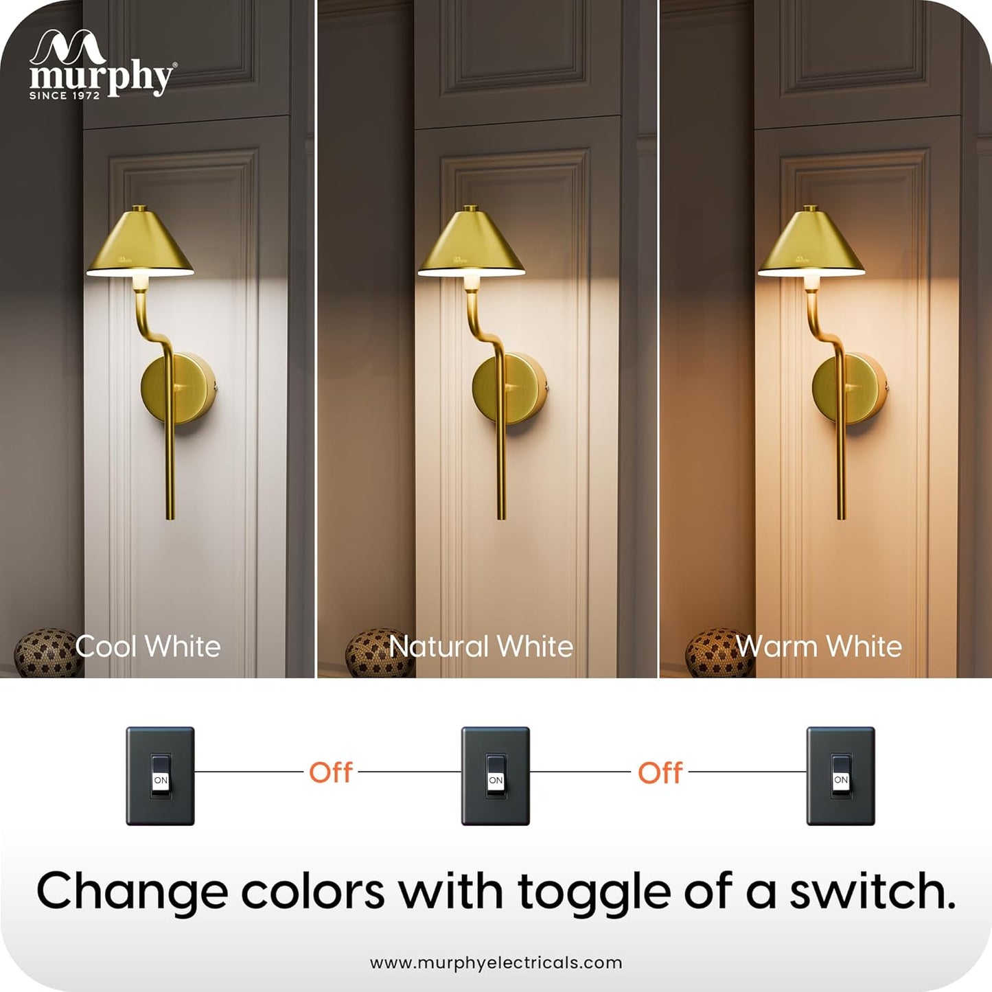 Murphy Cone Glow 6W LED Decorative Wall Light