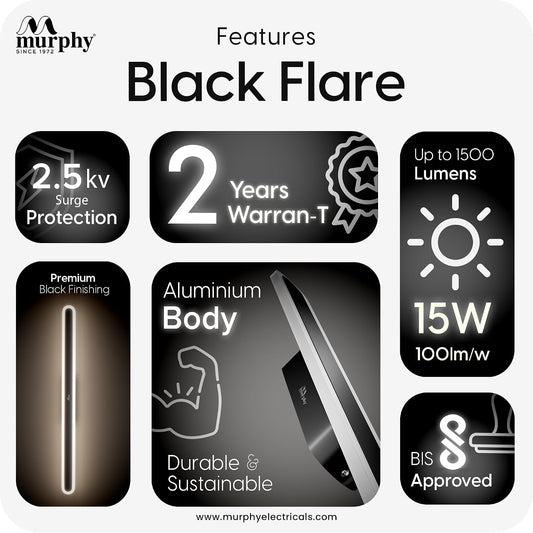Murphy LumaLine TrioGlow 15W LED Mirror Light