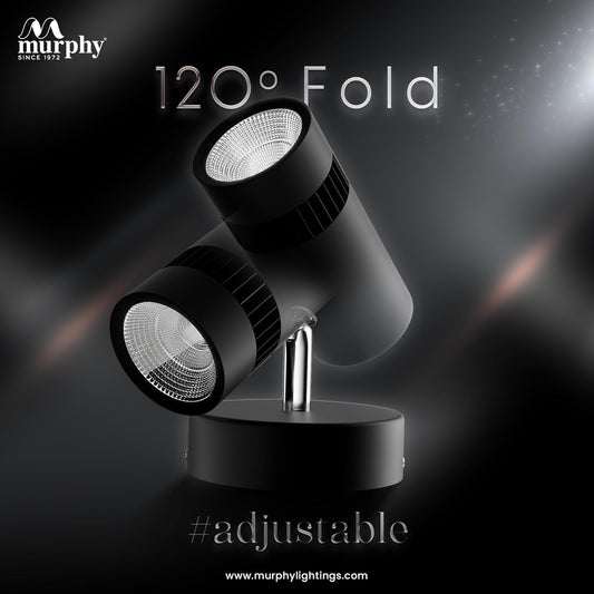Murphy 6W Adjustable Aliminum LED Wall COB Black Body