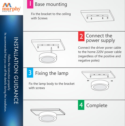 Murphy 10W Vega Round Surface Panel Light