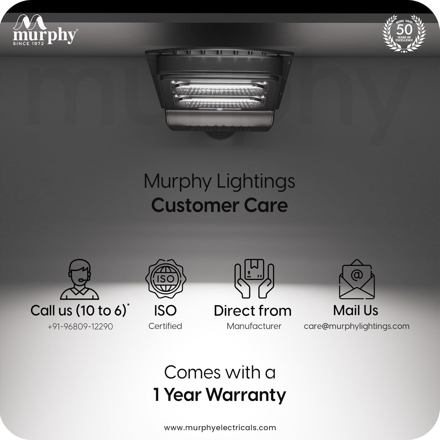 Murphy 90W Solar Street Light | 144 SMD LEDs | 12000mAh Battery | 9hr 10min Backup | Dusk-to-Dawn Auto | 8–10m Radar Sensor | Outdoor Waterproof Light