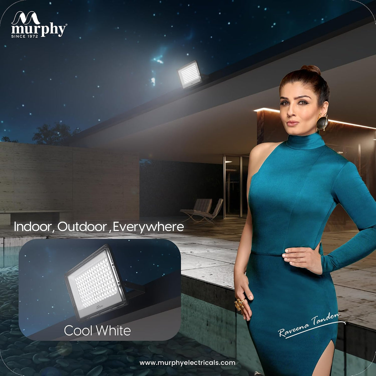 Murphy Astron 200W LED Flood Light | IP66 Waterproof | Cool White | 2 Year Warranty