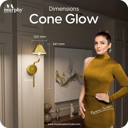 Murphy Cone Glow 6W LED Decorative Wall Light
