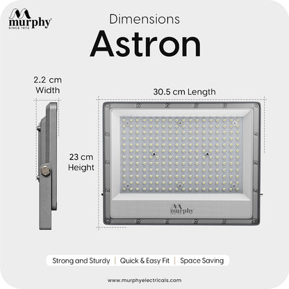 Murphy Astron 150W LED Flood Light | IP66 Waterproof | Cool White | 2 Year Warranty