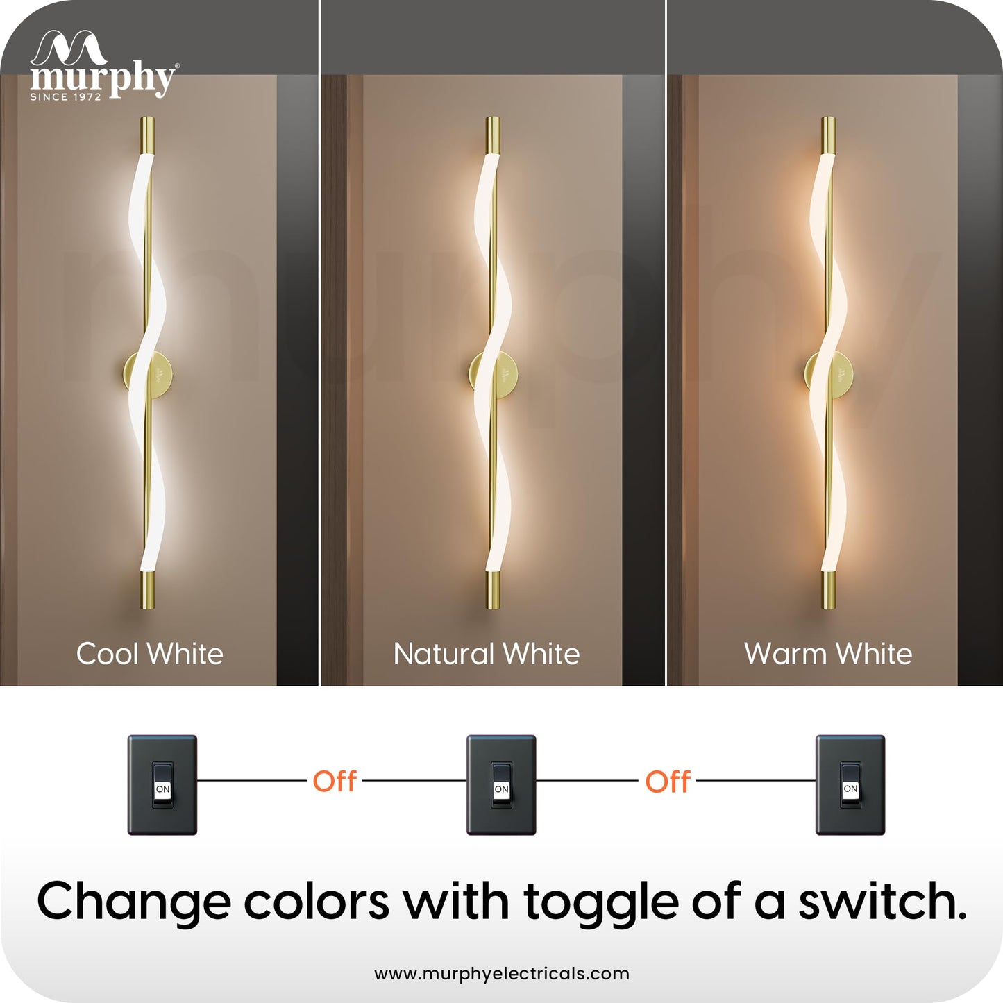 Murphy Twirl 12W LED Wall Highlighter