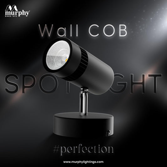 Murphy 6W Adjustable Aliminum LED Wall COB Black Body
